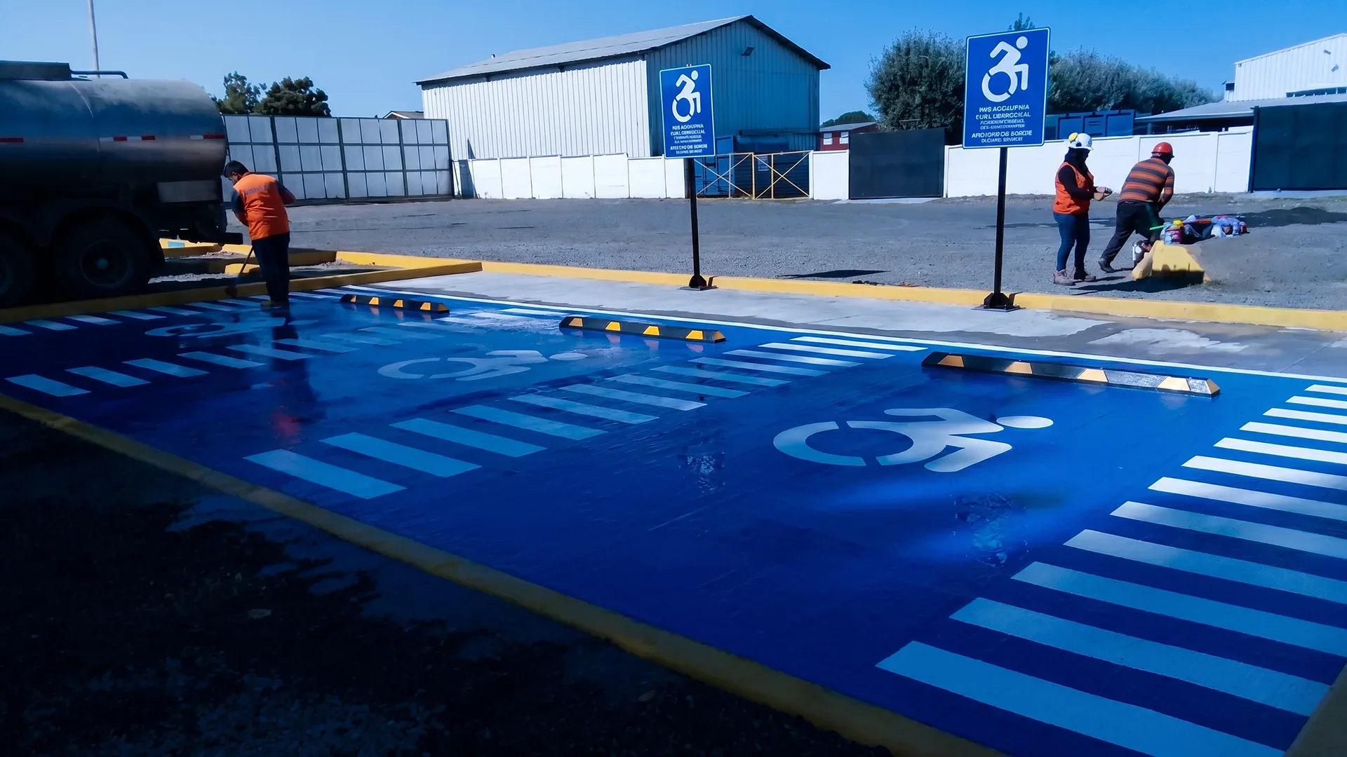 Hidrolavado y pintura industrial ejecutados por CGT
